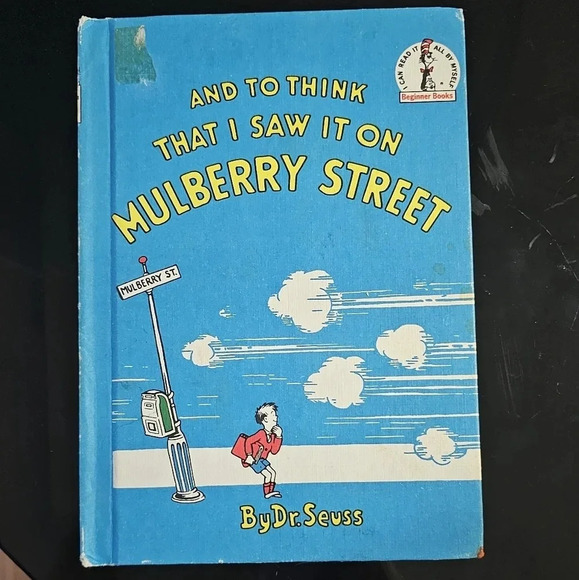 Dr. Seuss Vintage "And to Think That I Saw It on Mulberry Street" BANNED - Picture 1 of 5